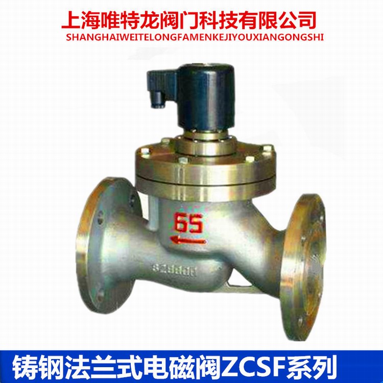 法蘭鑄鋼電磁閥